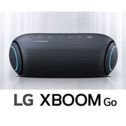 Vista frontal de Parlante XBOOMGo PL5 | Altavoz portátil Bluetooth | Tecnología Meridian Audio PL5