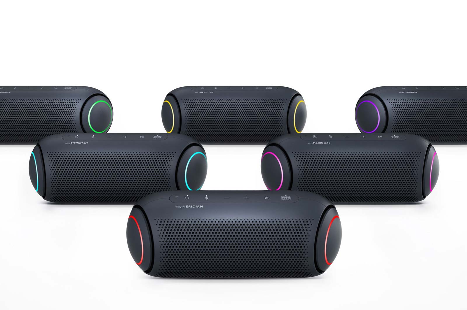 LG Parlante XBOOMGo PL5 | Altavoz portátil Bluetooth | Tecnología Meridian Audio, PL5
