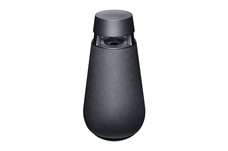 LG XBOOM360 XO3 Altavoz Bluetooth inalámbrico portátil con sonido omnidireccional 360˚ e iluminación ambiental, XO3QBK