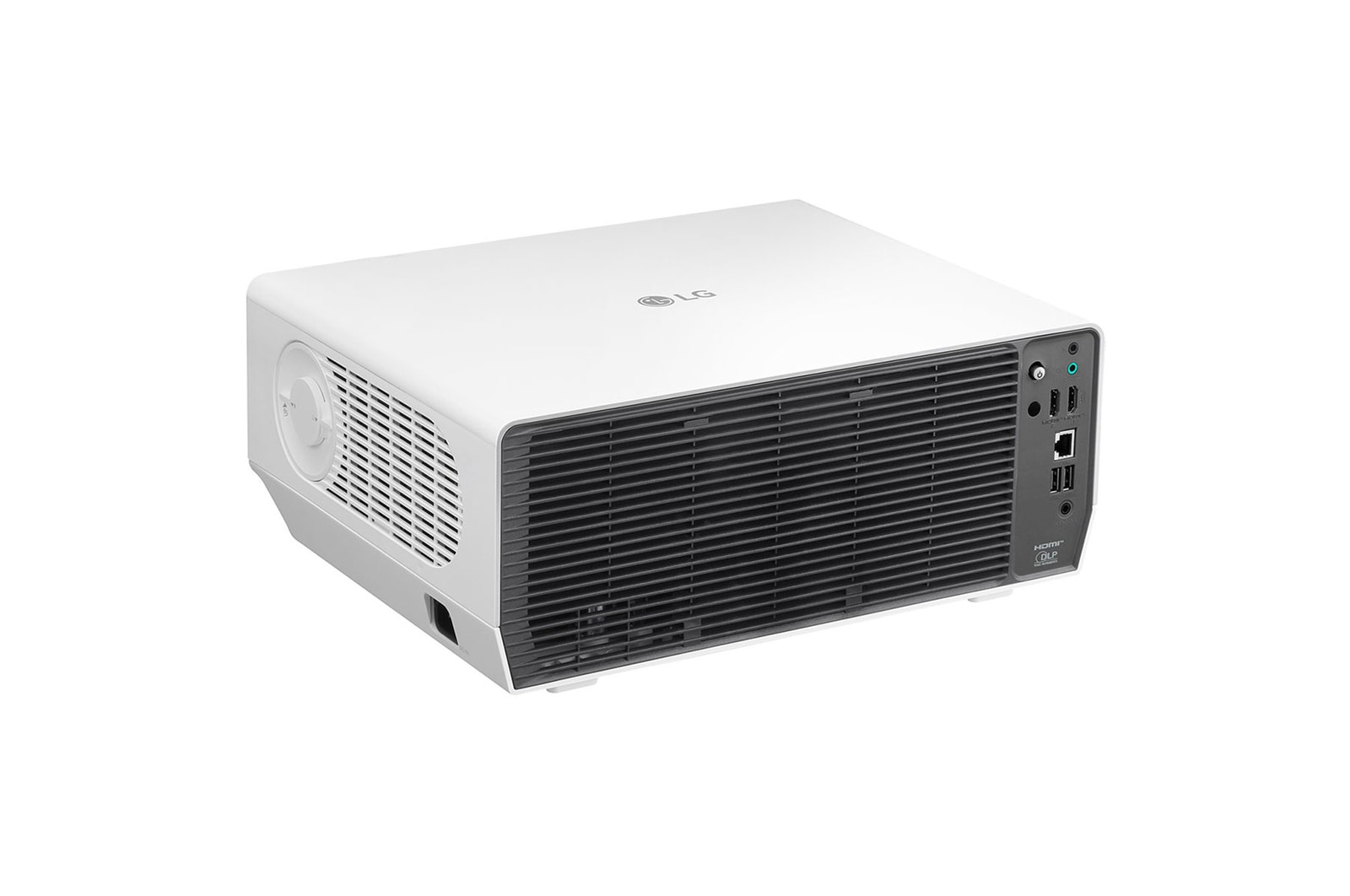 LG ProBeam 4K (3840x2160) Proyector Láser con brillo de 5000 lúmenes ANSI, +15 Degree Vue arrière, BU50RG