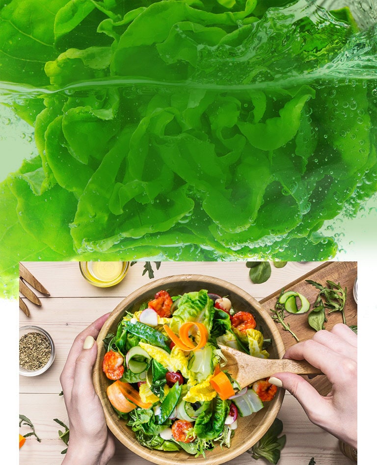 LINEARCooling™ mantiene frescura prolongada en alimentos.