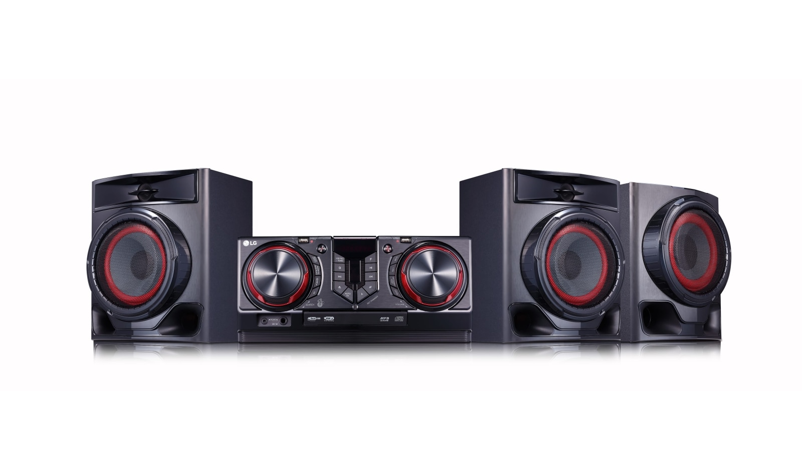 Vista frontal de Minicomponente 720 Vatios - 2.1 CH CJ45 CJ45