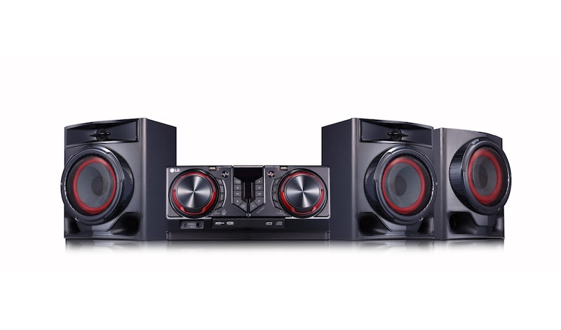 Vista frontal de Minicomponente 720 Vatios - 2.1 CH CJ45 CJ45