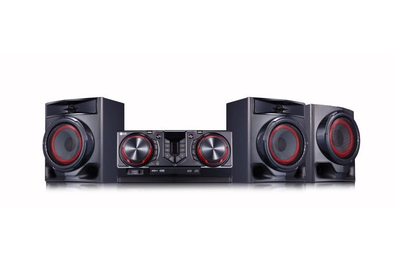 Vista frontal de Minicomponente 720 Vatios - 2.1 CH CJ45 CJ45