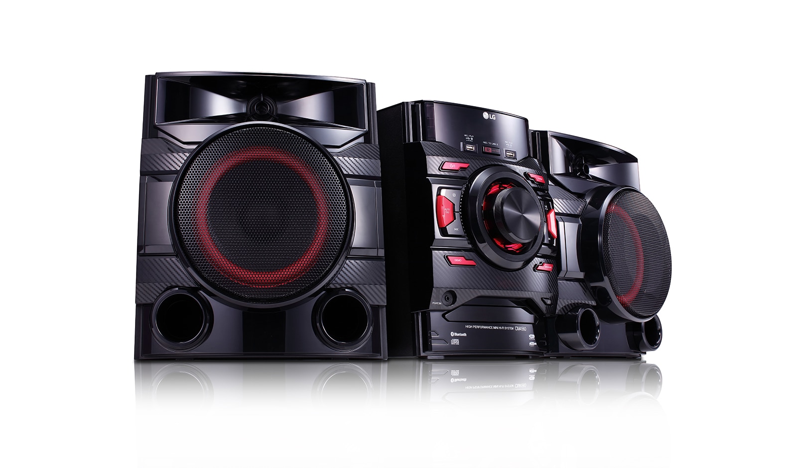 LG XBOOM CM4460 Mini Componente LG 4460, RMS 460 W - 2 USB, Bluetooth, CD., CM4460
