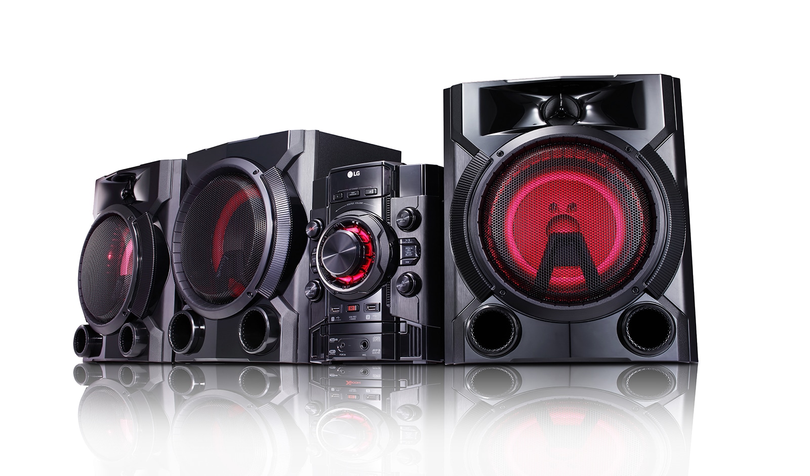 LG XBOOM CM5760 Minicomponente de Alta Fidelidad, 1100W RMS, Wireless Party Link , Auto Dj, Multi Bluetooth, TV Sound Syn., CM5760