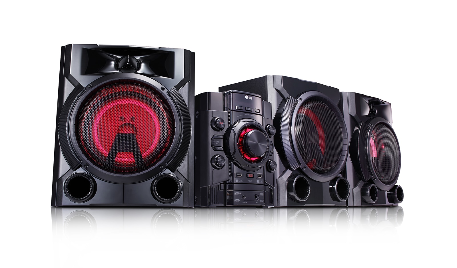 LG XBOOM CM5760 Minicomponente de Alta Fidelidad, 1100W RMS, Wireless Party Link , Auto Dj, Multi Bluetooth, TV Sound Syn., CM5760
