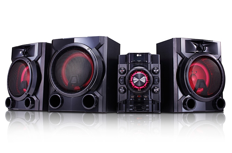 Minicomponente de Alta Fidelidad, 1100W RMS, Wireless Party Link , Auto Dj, Multi Bluetooth, TV Sound Syn.