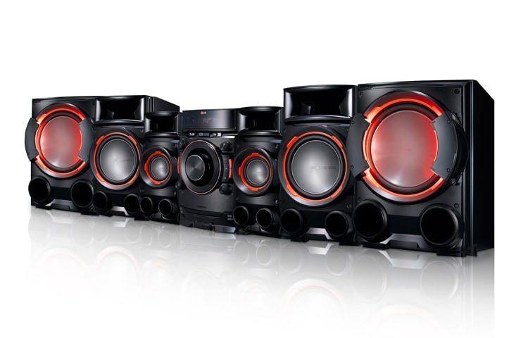 LG XBOOM CM8530 Mini componente con 1800W de potencia y conectividad Bluetooth. 6 parlantes X-Metal llenos de sonido., CM8530
