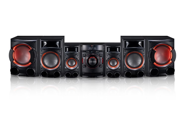 LG XBOOM CM8530 Mini componente con 1800W de potencia y conectividad Bluetooth. 6 parlantes X-Metal llenos de sonido., CM8530