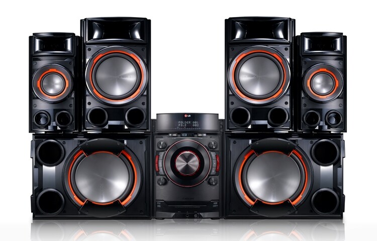 LG XBOOM CM8530 Mini componente con 1800W de potencia y conectividad Bluetooth. 6 parlantes X-Metal llenos de sonido., CM8530