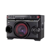 LG XBOOM OM4560, One body mini, 220W RMS, Auto DJ, Multi Bluetooth, Sound Sync, LED multi color, fácil de llevar., OM4560