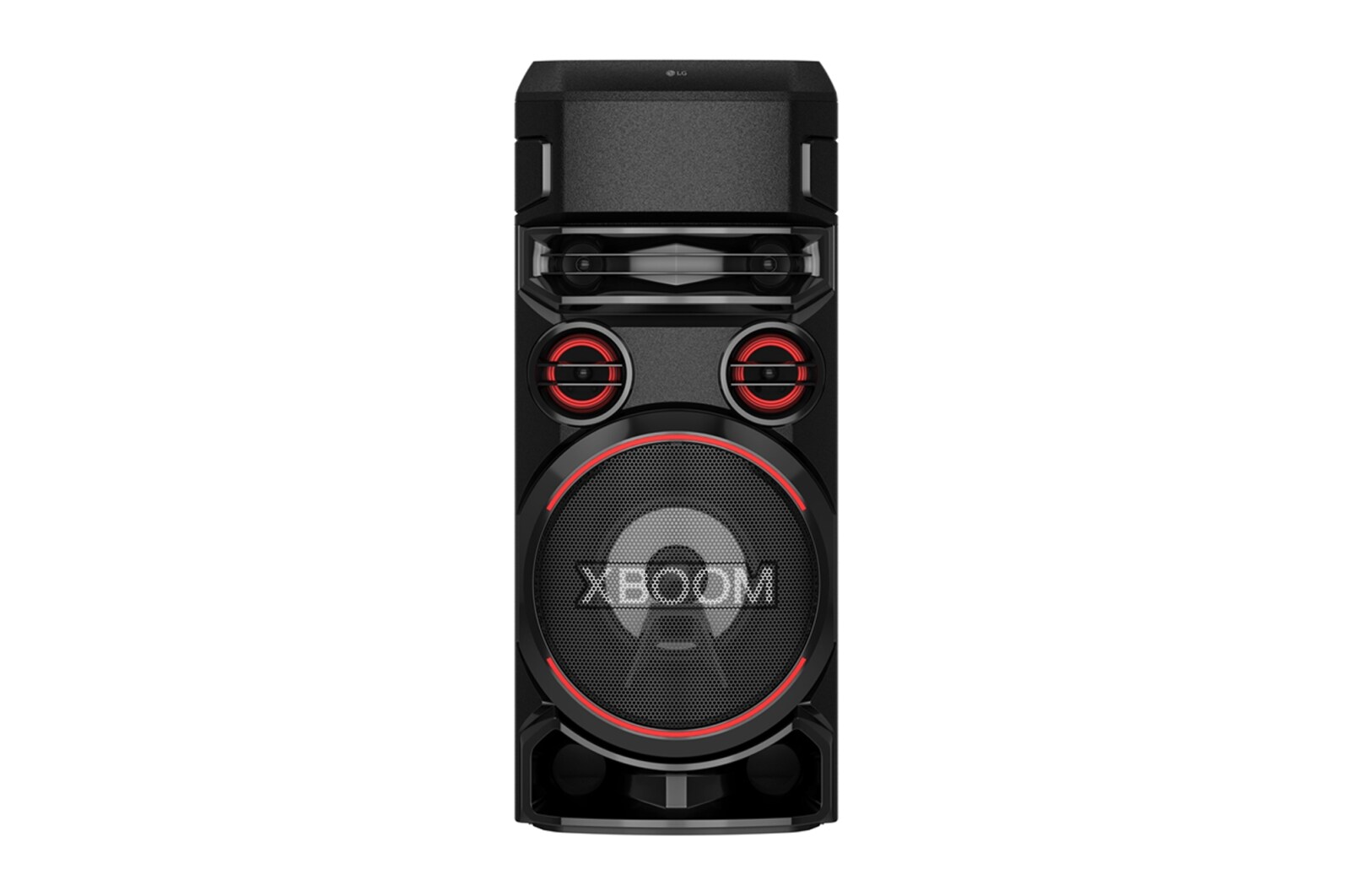 Vista frontal de Torre de sonido XBOOM RN7 | Karaoke Star | Potenciador de bajos | DJ App y DJ Pad | 1000 Watts RMS | Super Bass Boost | Multi Bluetooth RN7