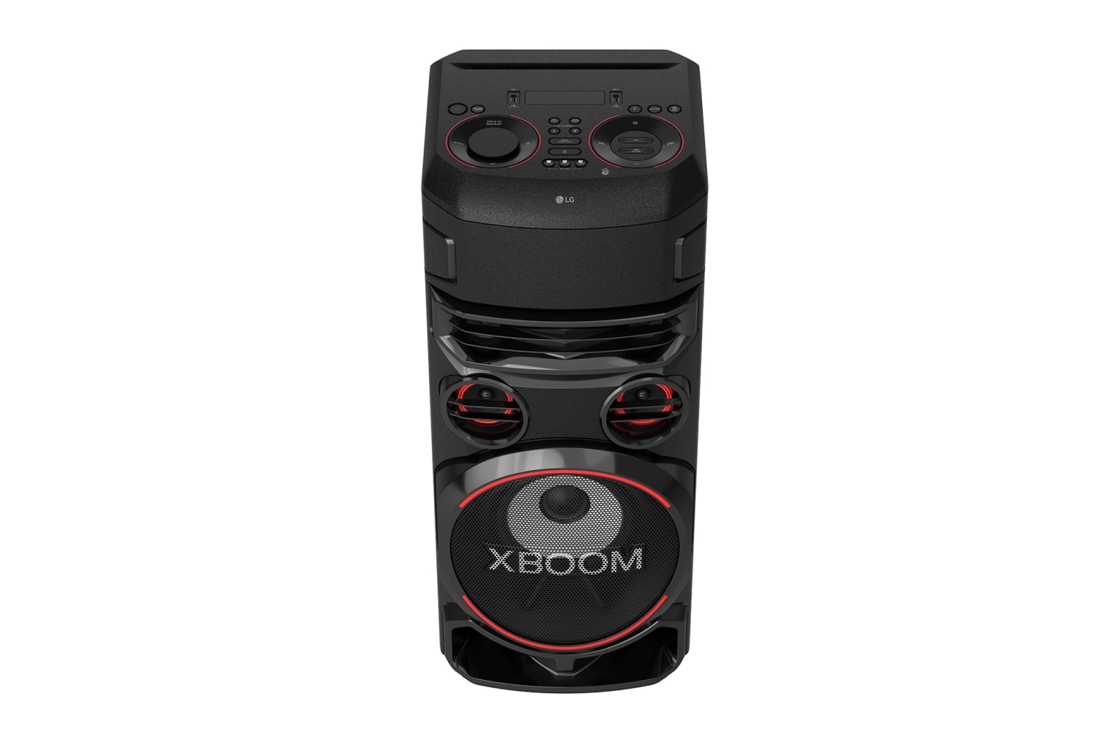 LG Torre de sonido XBOOM RN7 | Karaoke Star | Potenciador de bajos | DJ App y DJ Pad | 1000 Watts RMS | Super Bass Boost | Multi Bluetooth, RN7
