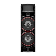 Vista frontal de Torre de sonido XBOOM RN9 | Doble Woofer | Potenciador de bajos | Karaoke Star | DJ App y DJ Pad | 1800 Watts RMS | Super Bass Boost | Multi Bluetooth RN9