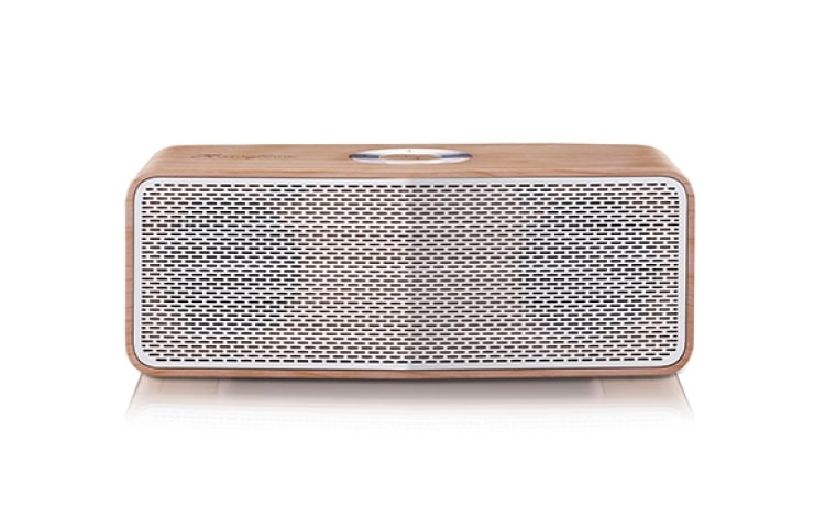 Vista frontal de Parlante portátil Bluetooth LG Music Flow P5 con batería de larga duración, hasta 15 horas. NP5550NC