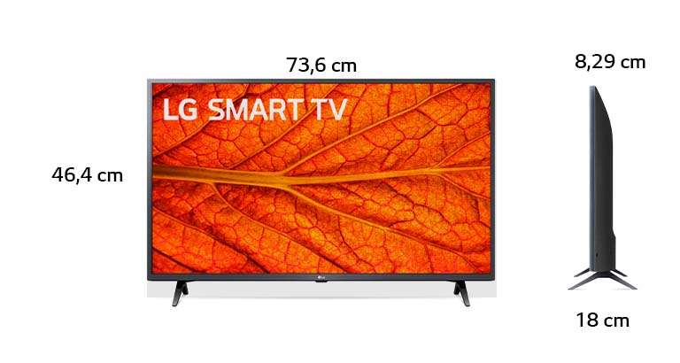 LG 32 pulgadas clase HD 720p Smart LED TV HDR webOS 60Hz frecuencia de  actualización navegador web HDMI USB compatible con Alexa 32LM577BZUA