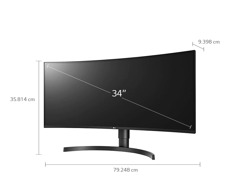 LG Monitor IPS (3440 x 1440) QHD UltraWide™ curvo de 34