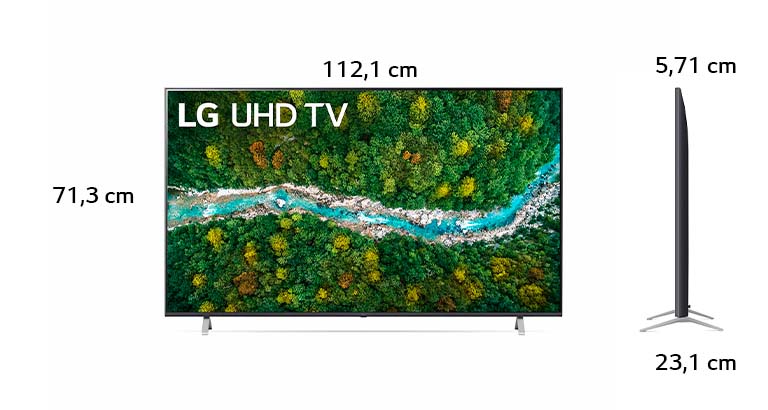 Smart TV LG AI ThinQ 50UP7750PSB LCD 4K 50 pulgadas - Amyro