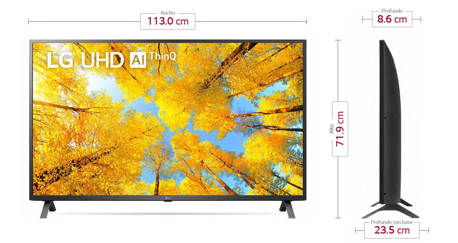 Televisor LG 50 pulgadas LED 4K Ultra HD Smart TV LG