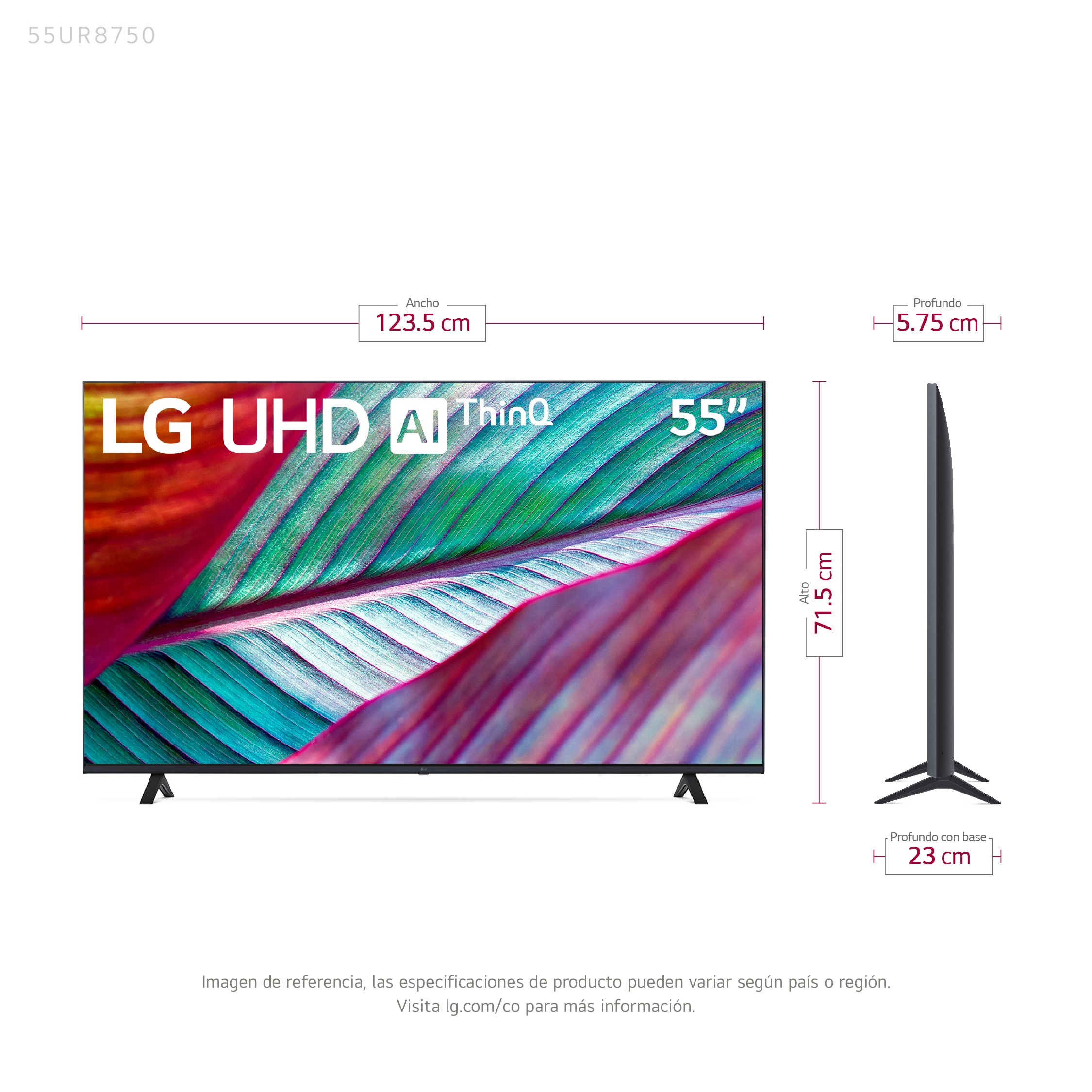 Televisor LG 55 Pulgadas 55UR871C0SA 4K UHD Smart TV - Lagobo