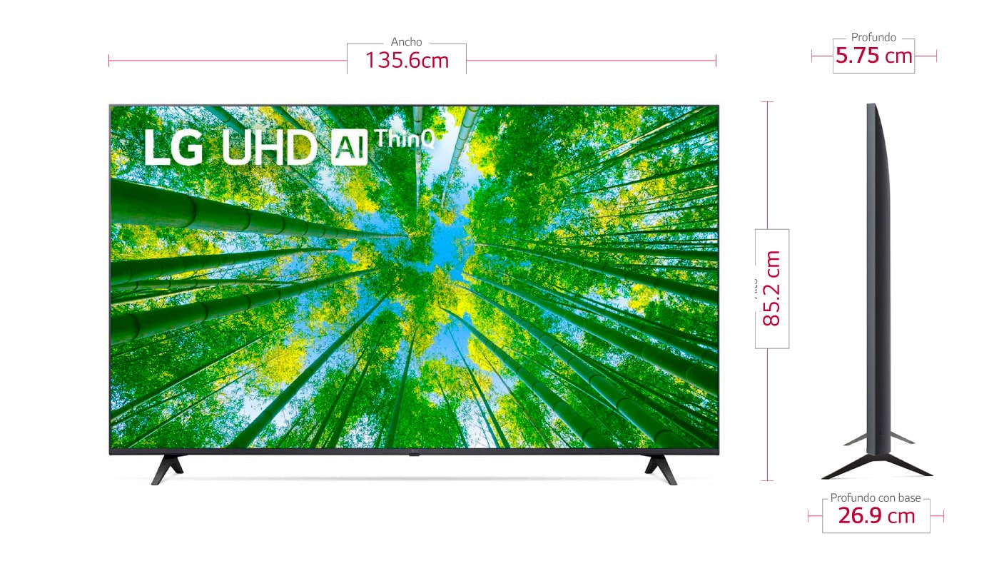 Smart Tv LG 60 Pulgadas 60UQ8050PSB 4K UHD WebOS - Otero Hogar: Tienda de  Electrodomésticos, Tecnología y Artículos para el Hogar