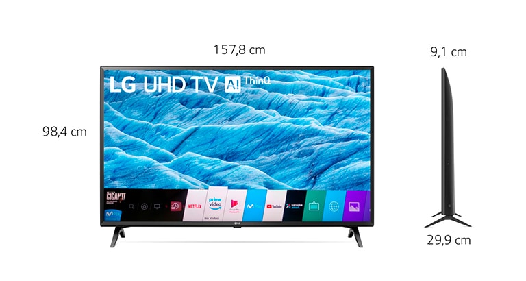 Televisor 50'' UHD