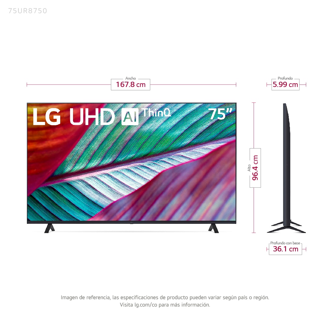 Ésta es mi nueva TV 75 pulgadas de LG que se conecta con mi Smart Home 