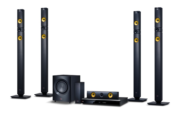 Vista frontal de LG 9.1ch Smart 3D Blu-ray(TM) Home theater with Aramid Fiber BH9530TW