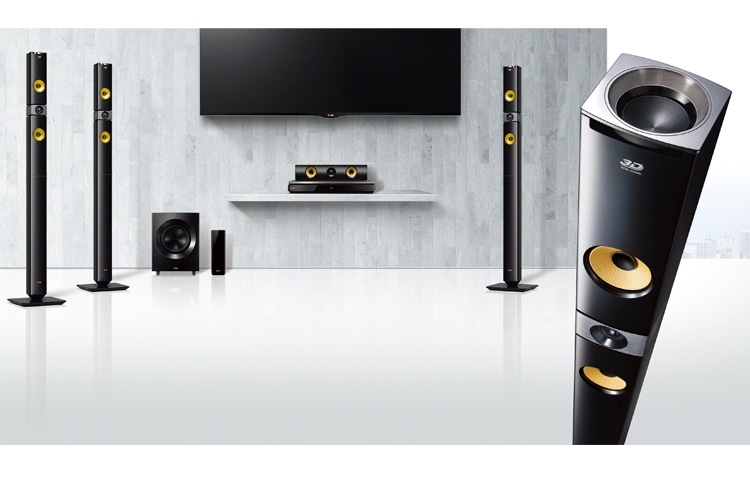 LG 9.1ch Smart 3D Blu-ray(TM) Home theater with Aramid Fiber, BH9530TW