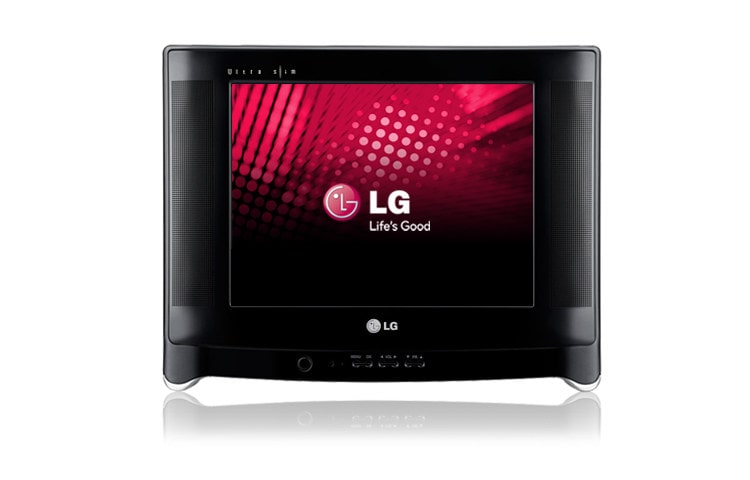 Vista frontal de CRT de 14&#34; UltraSlim - Super Slim Flat TV 14FK3RB