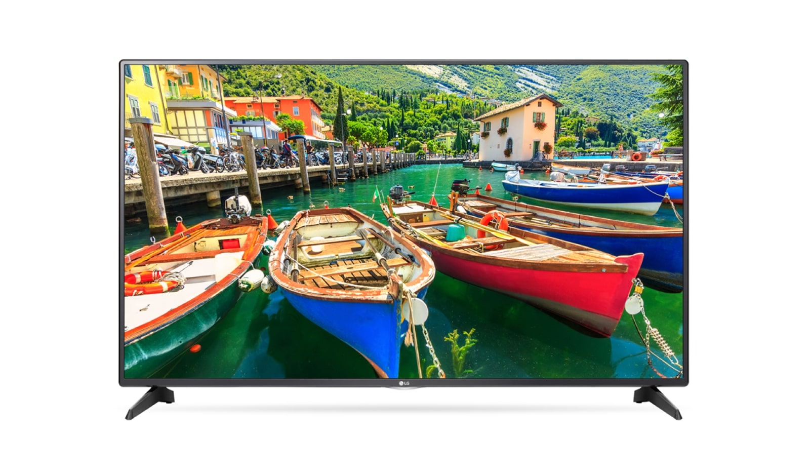 Vista frontal de Smart TV 32&#34;, Sonido Virtual Surround, Wifi Incorporado, Resolución HD\t\t\t\t\t\t 32LH570D