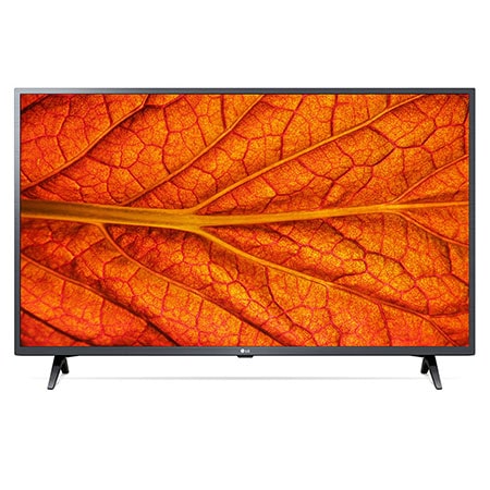 Tv LG 43LM6370 vista frontal pantalla prendida