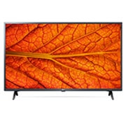 Tv LG 43LM6370 vista frontal pantalla prendida