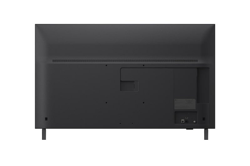 Vista posterior de la LG UHD UA75 TV.