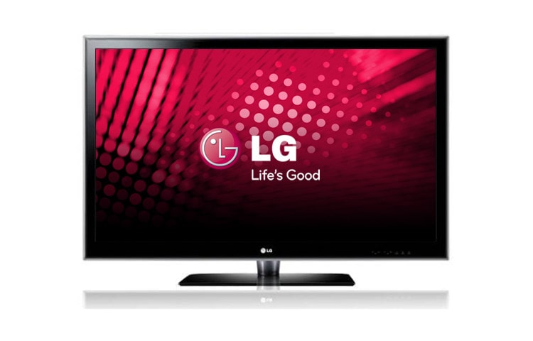 Vista frontal de Full HD 1920x1080p, 4 entradas de HDMI, Diseño elegante - Experiencia de color real en su pantalla 47LE5500