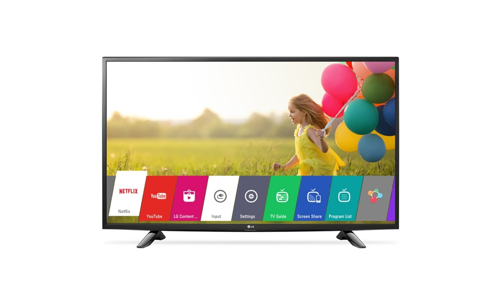 Vista frontal de LG LED Smart Full HD 49LH573T 49LH573T