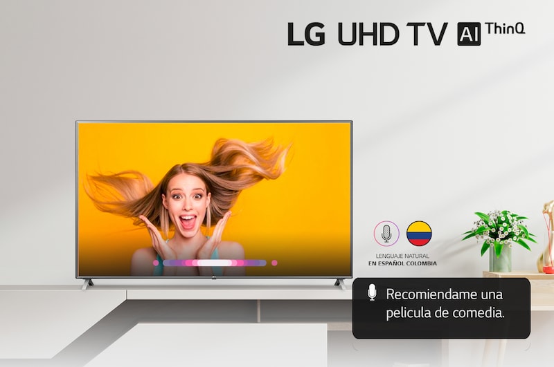 LG Televisor LED UHD -  Active HDR - Sonido Ultra Surround - Smart TV, 49UN7300PDC