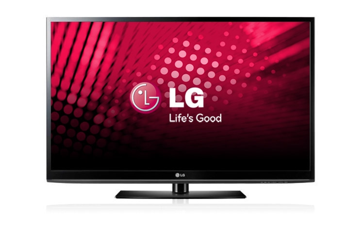 Vista frontal de Televisor plasma de 50 pulgadas - Alta definición y máximo estilo 50PJ350