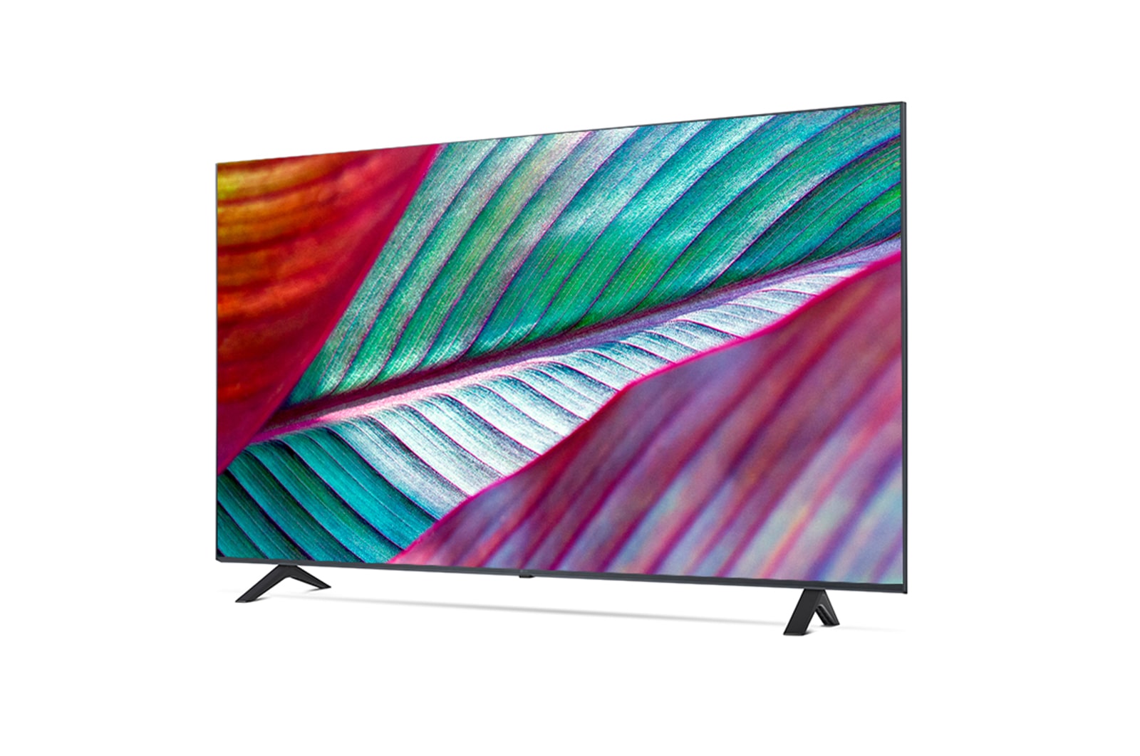 Vista frontal lateral, Televisor LG 4k UHD