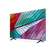 Vista frontal lateral izquierda, Televisor LG 4k UHD