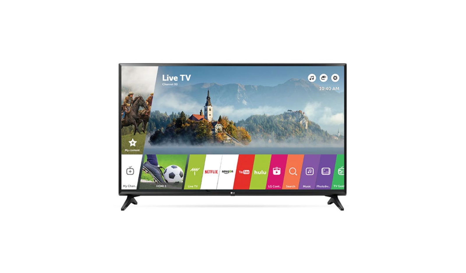 Vista frontal de 55LJ550T FULL HD 55 &#34;-   - SMART TV - VIRTUAL SURROUND PLUS  55LJ550T