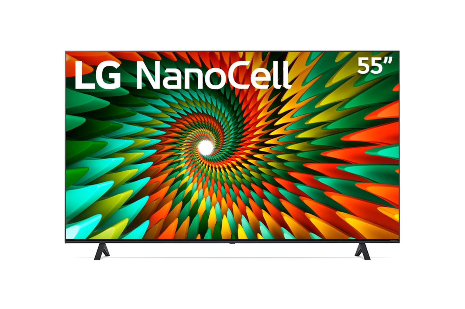 LG Televisor LG 55" NanoCell|4K |Procesador IA α5 |Smart TV|Filtro de color|Filmmaker mode| Incluye Magic Remote, 55NANO77SRA
