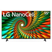 LG Televisor LG 55" Nanocell 4K UHD - α5 AI Processor 4K Gen6 - SmartTV WebOS 23, 55NANO77SRA