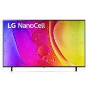 Vista frontal del televisor LG NanoCell