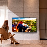 LG Televisor LED UHD - NanoCell Display - Con Inteligencia Artificial - Procesador Alpha 7 Gen3 4K, Cinema HDR - Dolby Atmos, 55NANO86DNA