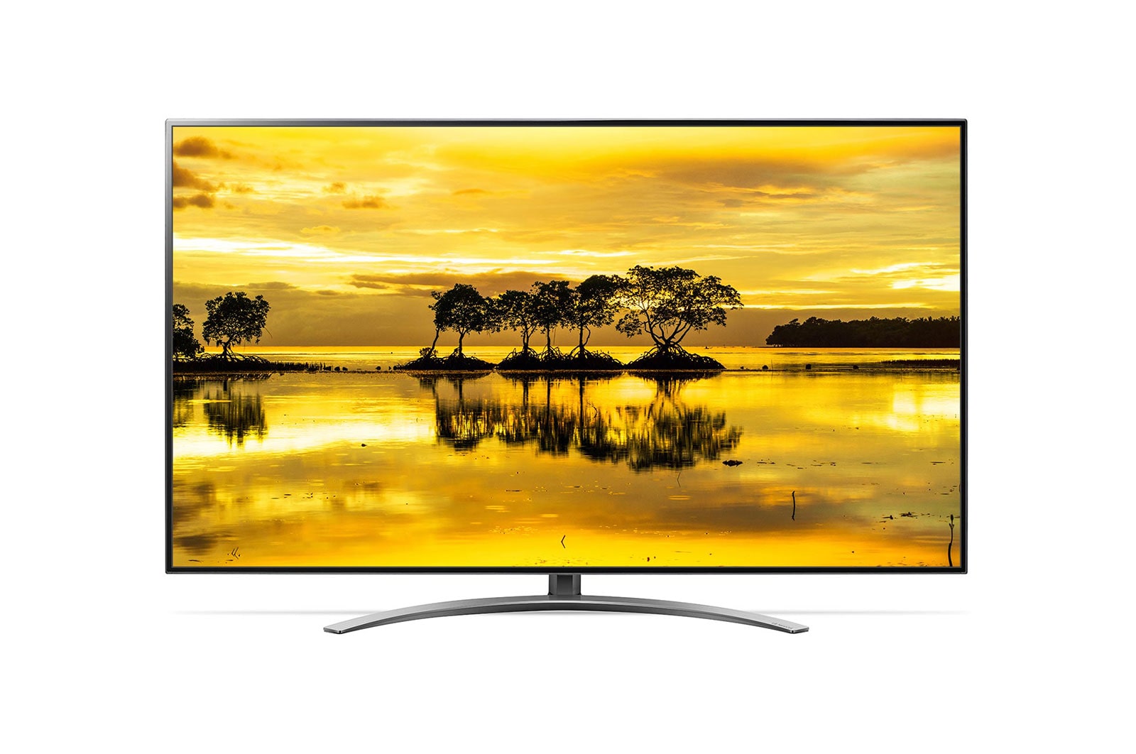 Vista frontal de Televisor LED UHD - NanoCell Display - Con Inteligencia Artificial - Procesador Alpha 7 Gen2,  4K Cinema HDR - Dolby Atmos 55SM9000PDA