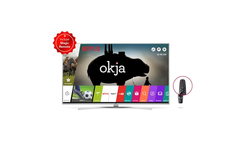 LG TV 55 " UHD 4K - HDR DOLBY VISION con webOS 3.0., 55UH765