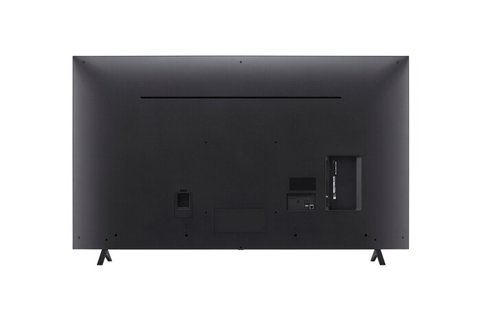Rear view of LG NanoCell TV, NANO80