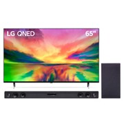 Televisor LG QNED de 65 pulgadas modelo 80SRA, con diseño elegante y tecnología de imagen avanzada, que ofrece colores vibrantes y contraste superior para disfrutar de una experiencia visual envolvente.